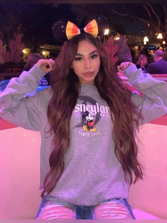 Disney Tops - Disneyland Resort Crewneck Sweatshirt Medium Gray Long Sleeve Mickey Mouse Y2K